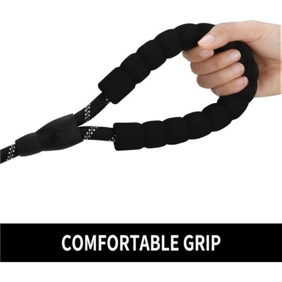 5/6 FT Strong Pet Dog Leash with Soft Padded Handle,Highly Reflective Rope - Picture 4 of 7